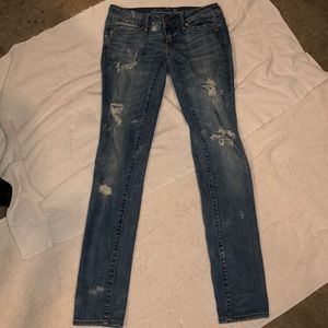 American Eagle ripped jeans